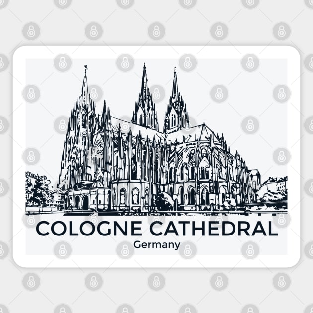 Cologne Cathedral - Germany Magnet by Lakeric